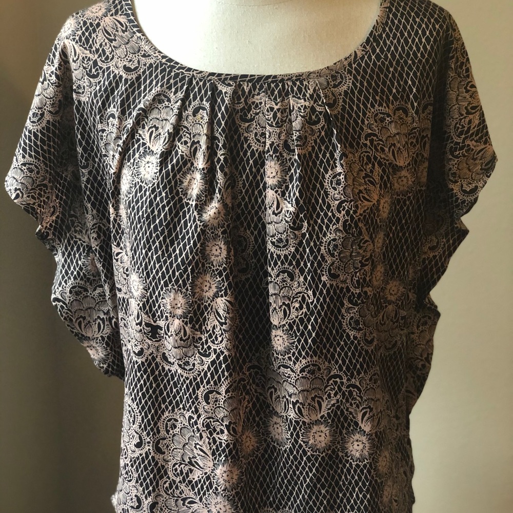 Banana republic printed blouse
